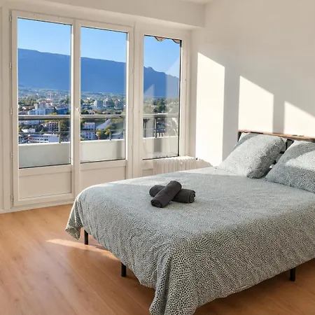 Le Balcon Des Alpes- T5 Vue Panoramique Gare * Chambery