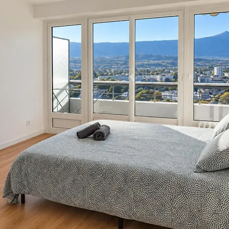 Le Balcon Des Alpes- T5 Vue Panoramique Gare Apartment *